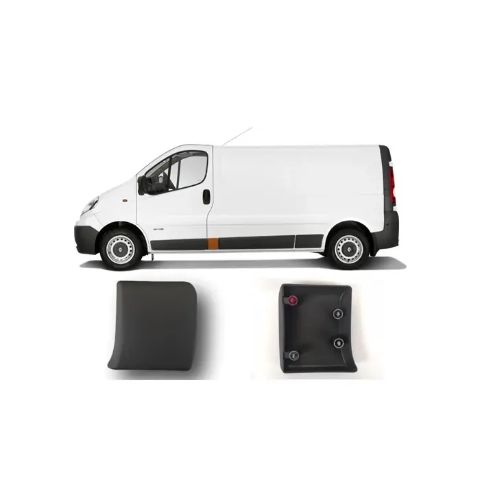 Renault Trafic új utángyártott díszléc bal első ajtó mögötti, rövid 2001-2014-ig Népszerű